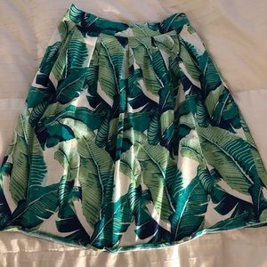 Banana leaf skirt